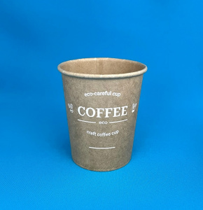 Стакан бумаж. (Рен) 250мл "CRAFT Line" COFFEE (50/1000)