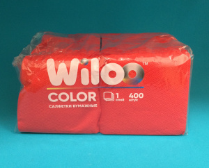 Салфетка Wiloo (400л) Красные (9)