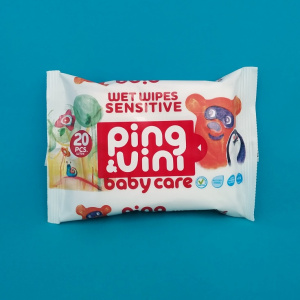 Салфетки влажные 20шт. Ping&Vini Bubble Gum Жвачка (PV20) (36)