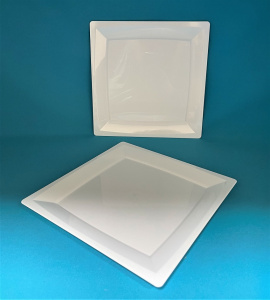 Тарелка квадратная плоская 172 мм (бел.) (2001) (6/90)