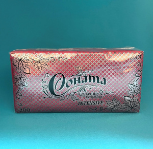 Салфетка "Соната- интенсив" (200л.) (бордовые) (8)
