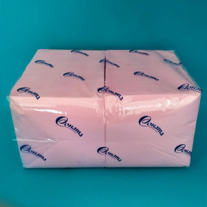 Салфетка "Соната- пастель" (400л.) (розовые) (8)