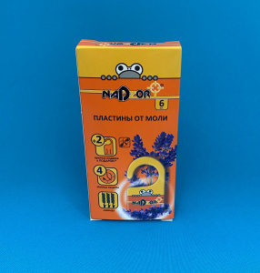 Пластины от моли Nadzor (6шт/уп) (MOL002N) (30)