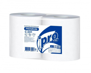 Полотенца бумажные ролевые PROtissue 2сл. (рулон) 350*350мм*350м (1000л) (арт. С241) (2)