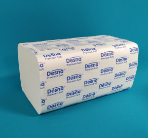Полотенца бумажные "Desna premium" V-укладка 2-х/сл (200л/уп) (15)