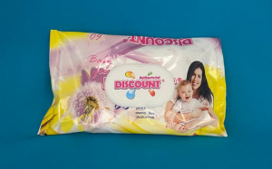 Салфетки влажные "Discount" (60шт., с клапаном) (22)