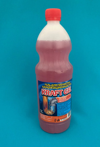 Средство для прочистки канализационных труб "KRAFTGEL" (12)