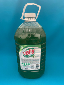 Средство для мытья посуды GRASS "Velly Light" Зеленое яблоко 5л. 