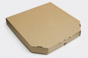 Коробка для пиццы (И) 260*260*45 бурая без печати (50)