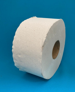 Туалетная бумага "Plushe Professional" 1сл. 200м. для диспенсеров серая  (арт.18590) (12)